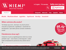 Tablet Screenshot of niemi.fi